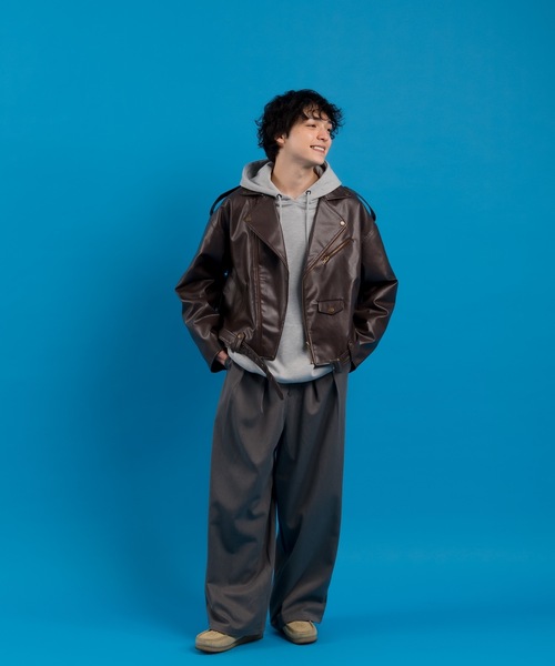「MUHET」 ライダースジャケット MEDIUM ブラック レディース