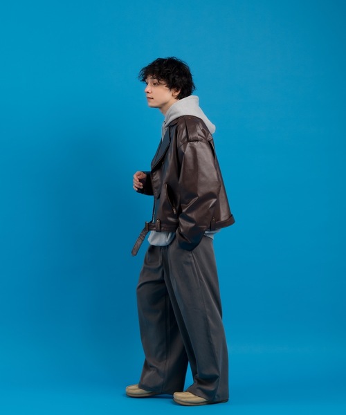 「MUHET」 ライダースジャケット MEDIUM ブラック レディース
