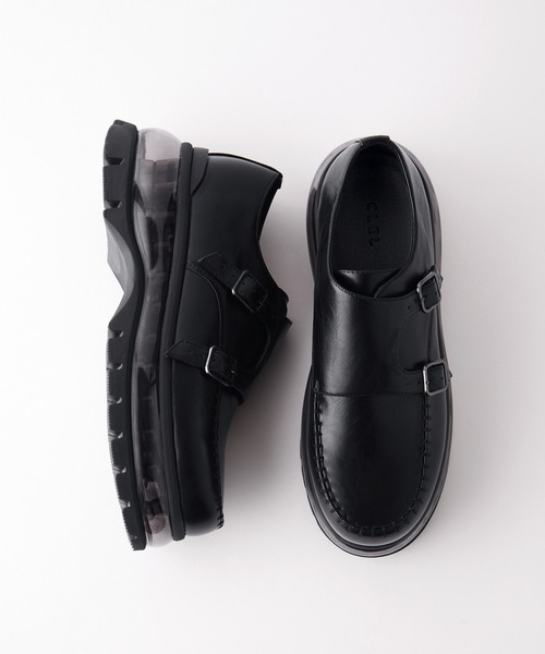 イエベ春　CLEL エアークッション ハイソールローファー CLEL（クレイル） ローファー 「CLEL」Air Cushion High Sole Loafers