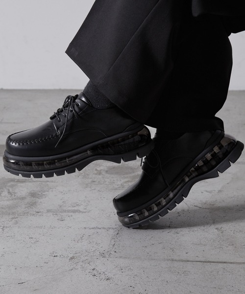 CLEL ローファー 「CLEL」Air Cushion High Sole Loafers/Derby