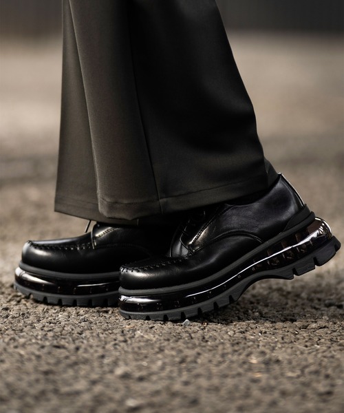 CLEL ローファー 「CLEL」Air Cushion High Sole Loafers/Derby