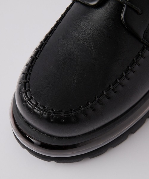 未開封　Lサイズ CLEL エアークッション ハイソールローファー 箱付き CLEL ローファー 「CLEL」Air Cushion High Sole Loafers/Derby