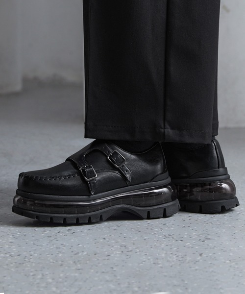 CLEL（クレイル） ローファー 「CLEL」Air Cushion High Sole Loafers