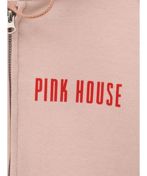 PINK HOUSE 定価2.2万 ひなぎくコサージュプリントパーカー 現行品 PINK HOUSE 定価2.2万 ひなぎくコサージュプリントパーカー 現行