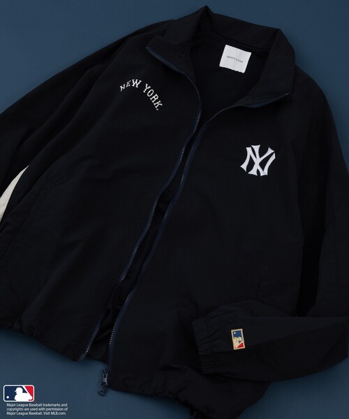 フリークスストア MLB ナイロン セットアップ NY L ネイビー 25SS FREAK'S STORE｜MLB ナイロンブルゾン 25SS | Rakuten Fashion