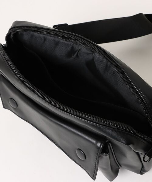 PORTER / オールレザー/スクエアショルダーバッグ/レザー/BLK/無地 ARTIFICIAL SWEETENER ショルダーバッグ 「 」 レザースクエア