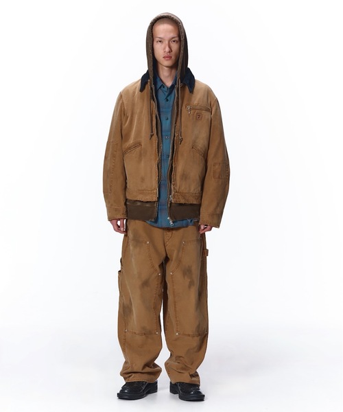 JieDa（ジエダ） ワイドパンツ ジーンズ DUCK DOUBLE KNEE PANTS