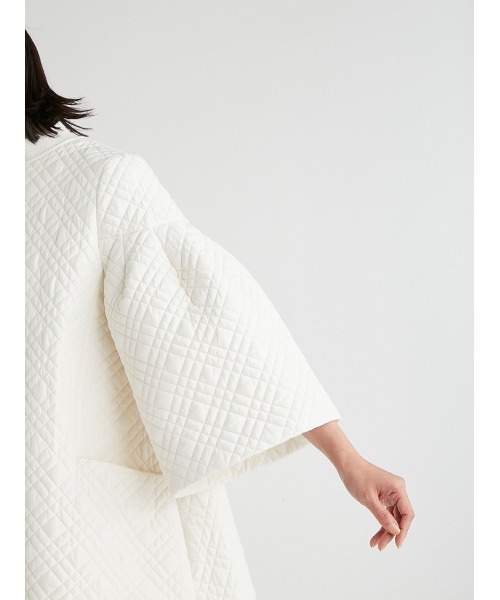 CELFORD（セルフォード） ノーカラーコート FREE アイボリー