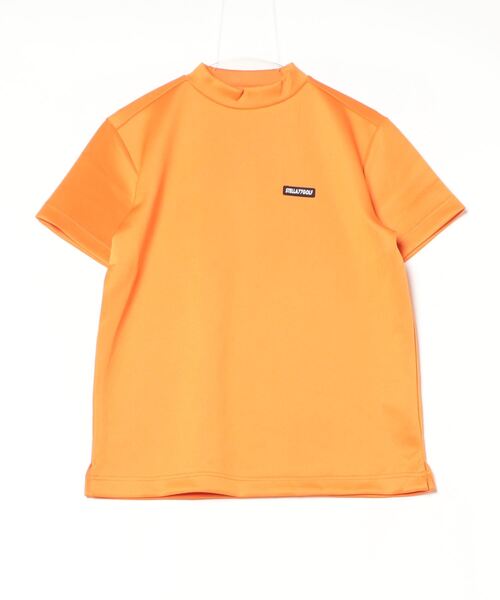 STELLA77GOLF tシャツ 蛍光カラーゴルフモックネック半袖T