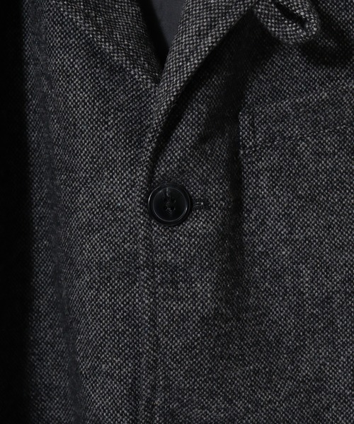 「FUNALIVE」 「Beno」チェスターコート M グレー メンズ_画像6
