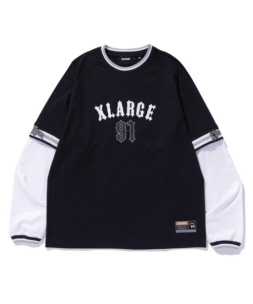 XLARGE tシャツ 91 LAYERD L/S TEE メンズ レディース