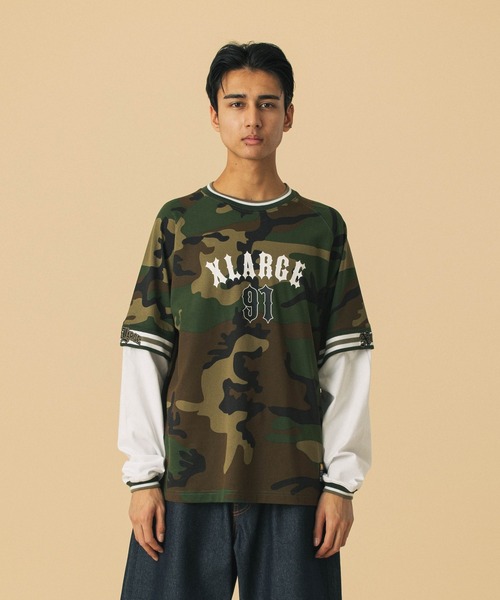 大人気 早い者勝ち XLARGE 91 LAYERD L/S TEE ヴィンテージ感◎ 大人気 早い者勝ち XLARGE 91 LAYERD L/S TEE ヴィンテージ感◎