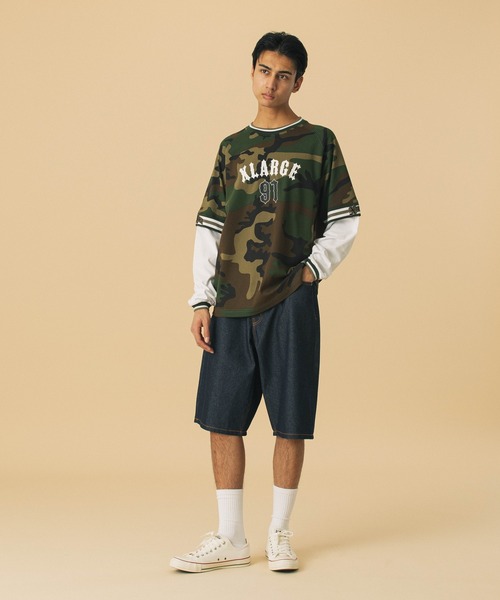 XLARGE tシャツ 91 LAYERD L/S TEE メンズ レディース