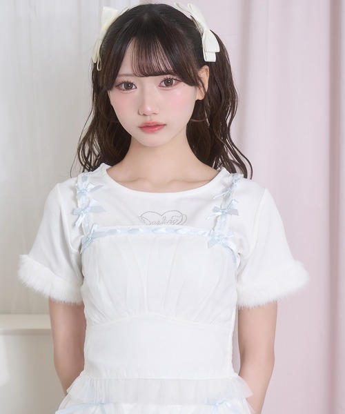 Honey Cinnamon（ハニーシナモン） セットアップ チュールリボン