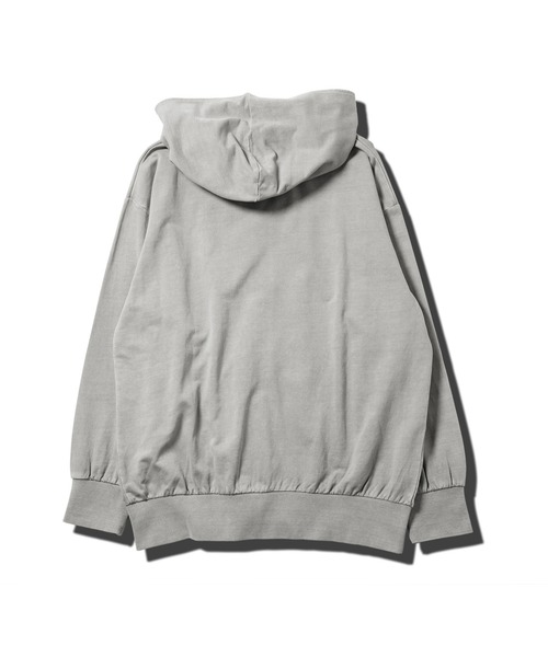 JIGGYS SHOP パーカー フェード ピグメント染め ジップアップ