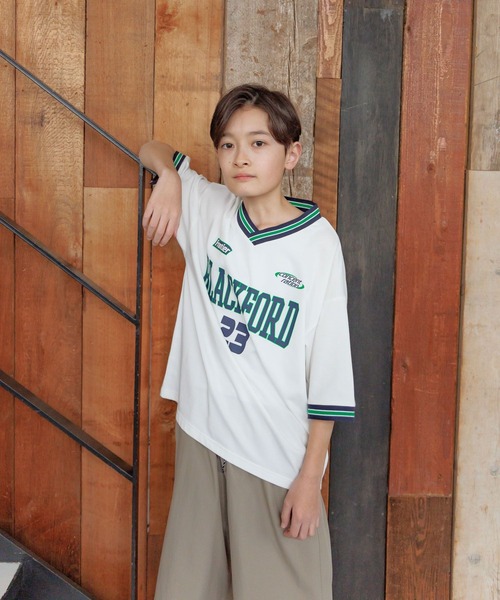GLOBAL WORK tシャツ ヘビロッTEEユニフォーム半袖/147391