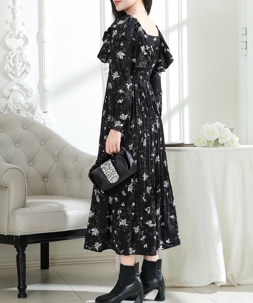 Lace Ladies（レースレディース） ワンピース フラワー プリント 肩