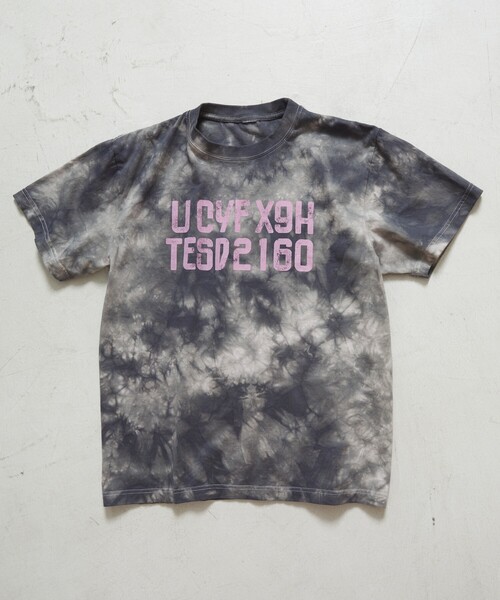 tシャツ Freada/フリーダ ムラ染め ギミック ロゴTシャツ レディース | Freada | 09