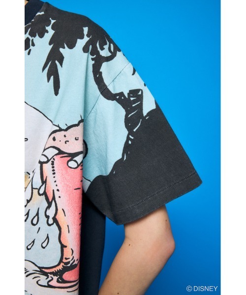Disney SERIES CREATED by MOUSSY tシャツ MD RETRO BIG Tシャツ