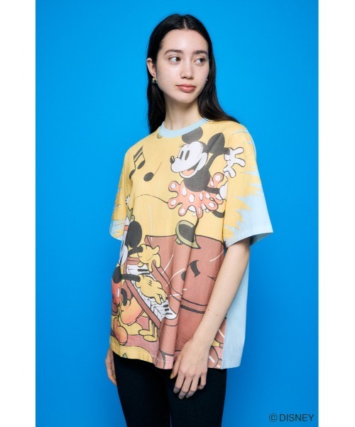 ディズニー　マウジー　moussy ティシャツ　24時間以内発送 Disney SERIES CREATED by MOUSSY | MD OVERSIZED Tシャツ