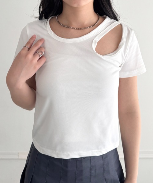 新品未使用PLAVE why？クロップトップTシャツMサイズ a.v.v｜【コットン100%】大人のクロップドロゴTシャツ | Rakuten