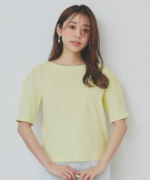 tシャツ シルケットタックスリーブプルオーバー レディース index tシャツ 「10色展開/XS-LLサイズ」コットンスムースタック