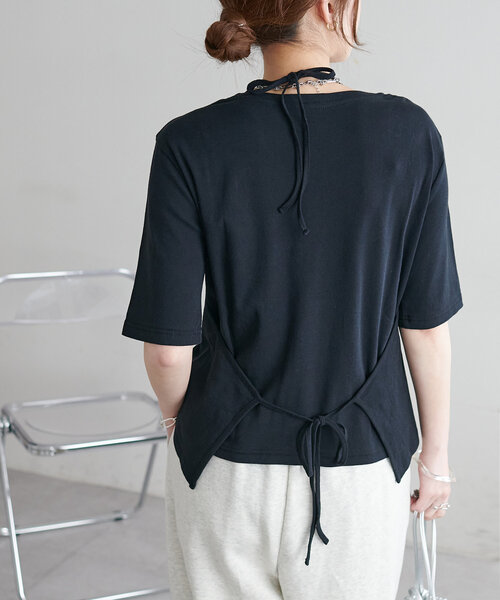 Discoat tシャツ レイヤード半袖プルオーバー レディース