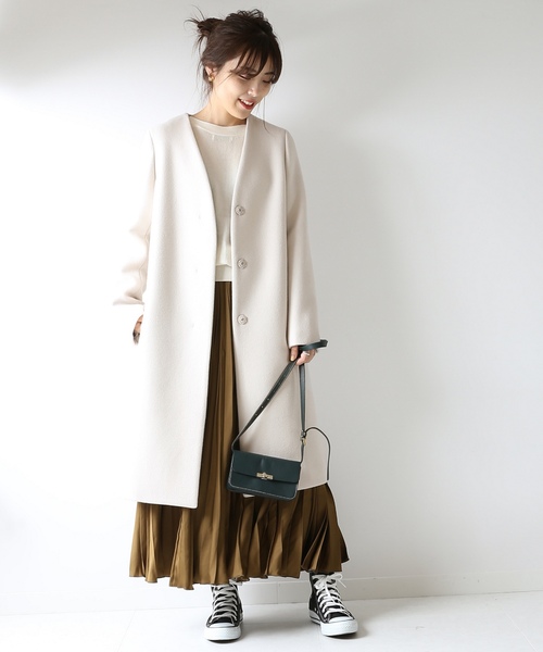 Spick & Span コート Spick＆Span（スピック アンド スパン） 「Spick & Span」 ノーカラー