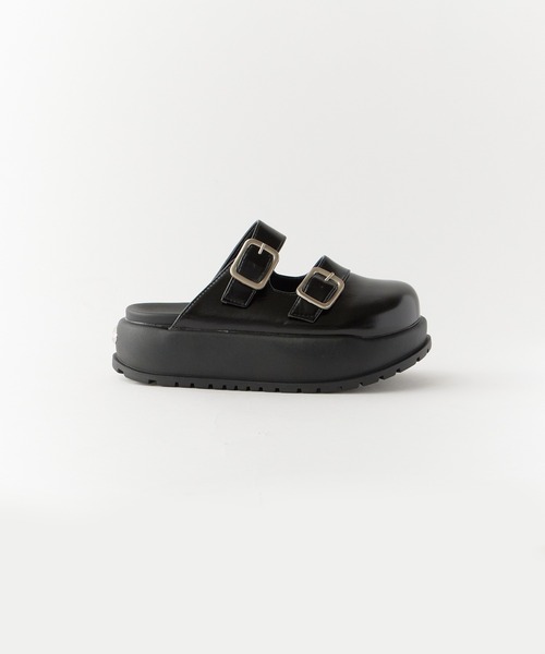 サンダル・ミュール Leather Platform Sandal Shoes ポインテッドトゥハイヒールレザーミュールサンダル[zr1015