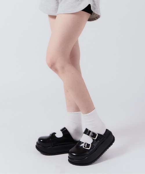 サンダル・ミュール Leather Platform Sandal Shoes Platform Wedge Mules Women | Leather Mules Sandals Slides