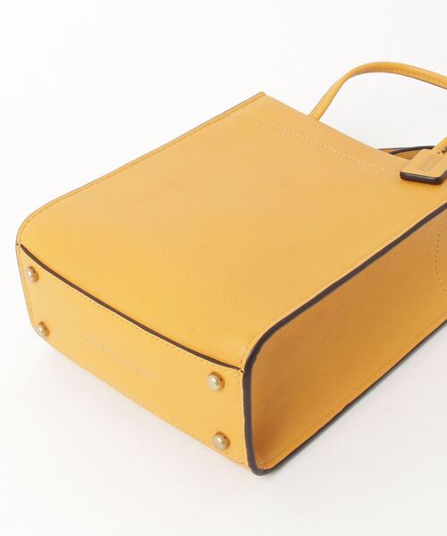 コーチ　ハンドバッグ　ショルダーバッグ　2way オレンジ 中古・古着通販】COACH (コーチ) 2WAYショルダーバッグ オレンジ