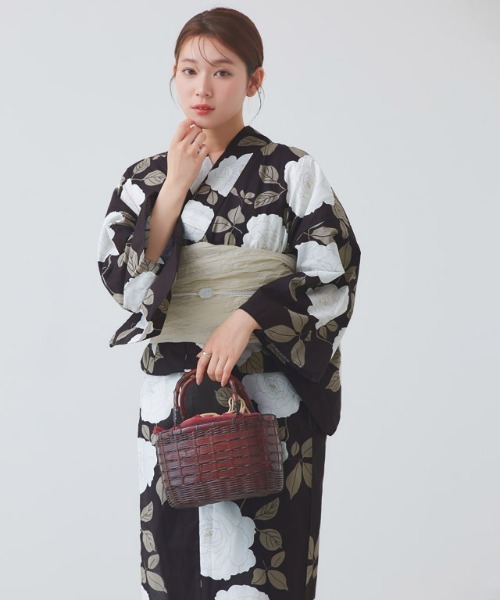 Pierrot 浴衣 兵児帯セット浴衣 レディース : ZOZOTOWN Yahoo!店