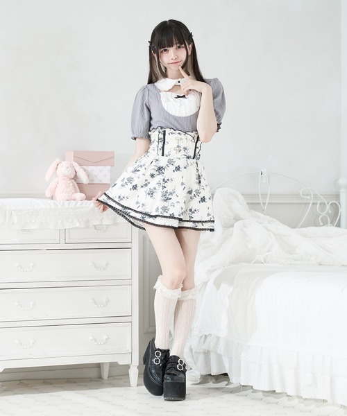 リュバンドール Tシャツ付きニットエプロン Pal elfy tシャツ 襟付きエプロンプルオーバー レディース : ZOZOTOWN