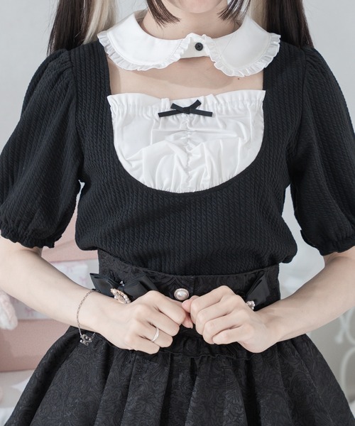 Pal elfy tシャツ 襟付きエプロンプルオーバー レディース : ZOZOTOWN