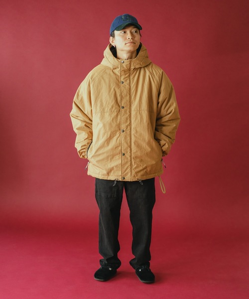 「gym master」 マウンテンパーカー LARGE ベージュ メンズ