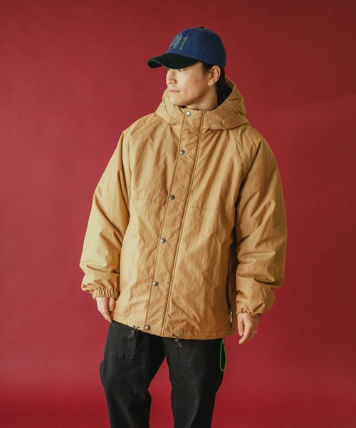 「gym master」 マウンテンパーカー LARGE ベージュ メンズ