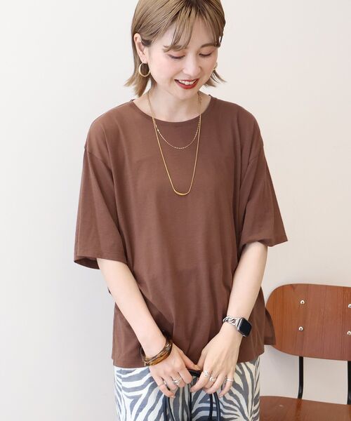 AMERICAN HOLIC tシャツ シアーボックスTシャツ レディース