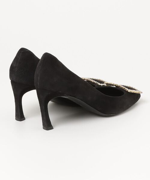 Roger Vivier 黒 パンプス　37 Roger Vivier 「Roger Vivier」 ビジューパンプス 37 ブラック