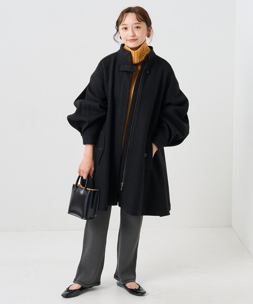 FREAK'S STORE フリークスストア　ベルト付き　ロングコート　ブラウン FREAK'S STORE フリークスストア ベルト付き ロングコート ブラウン