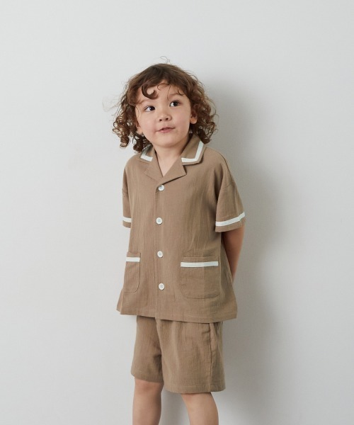 riziere セットアップ 23AW シングルノーカラージャケットセットアップ