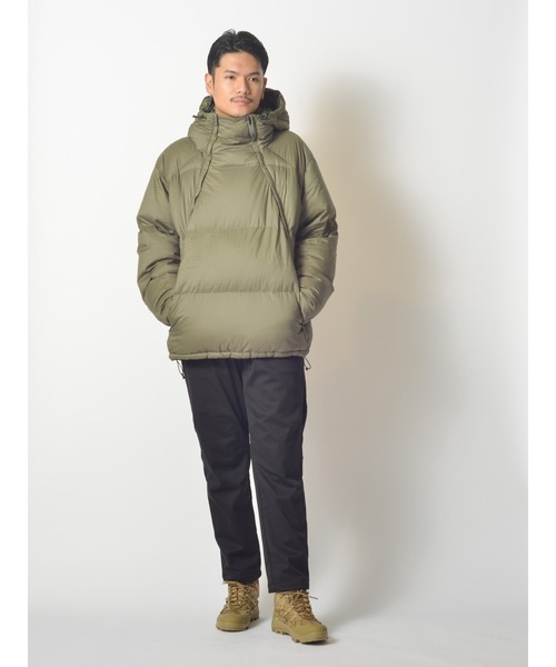 新品　M スノーピーク　　ダウンノーカラージャケット　厚手   peak snow peak TAKIBI Down Jacket Olive（スノーピーク タキビダウン