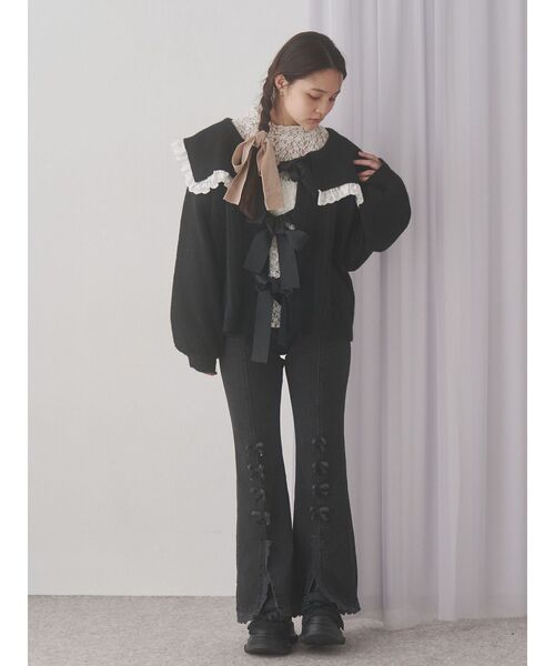 merry jenny（メリージェニー） カーディガン セーラーリボン