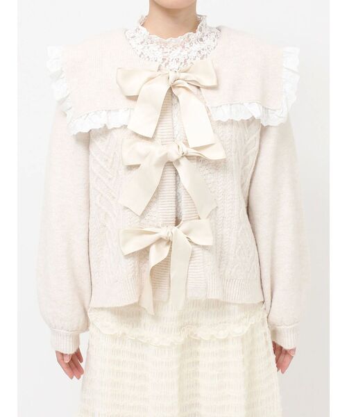 merryjenny カーディガン merry jenny カーディガン セーラーリボンカーデイガン