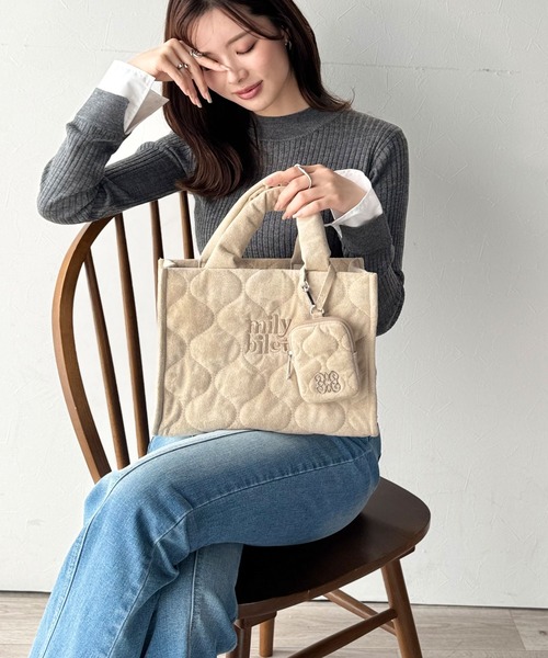 mily bilet ショルダーバッグ バッグ 「mily bilet」ふわふわもちもち
