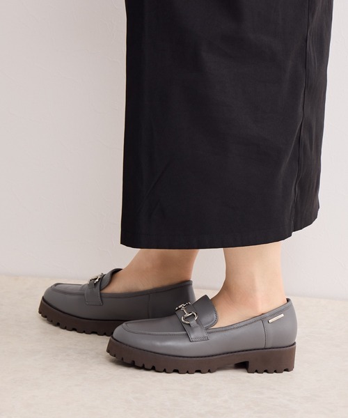 HIMIKO ローファー 「HIMIKO」トラックソールビットローファー/651322