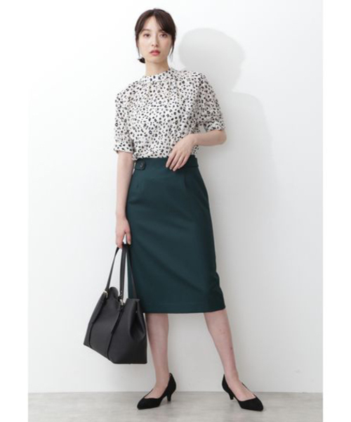 「NATURAL BEAUTY BASIC」 半袖ブラウス SMALL ベージュ系その他 レディース_画像2