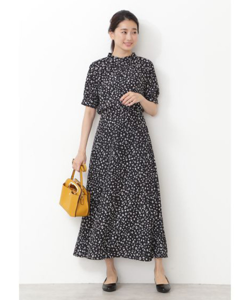 「NATURAL BEAUTY BASIC」 半袖ブラウス SMALL ベージュ系その他 レディース_画像3
