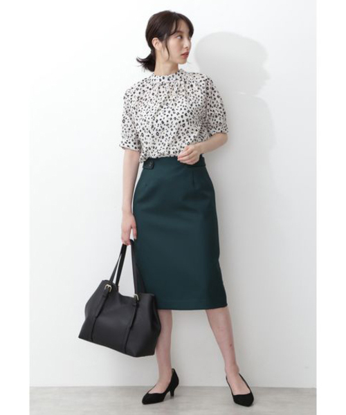 「NATURAL BEAUTY BASIC」 半袖ブラウス SMALL ベージュ系その他 レディース_画像8