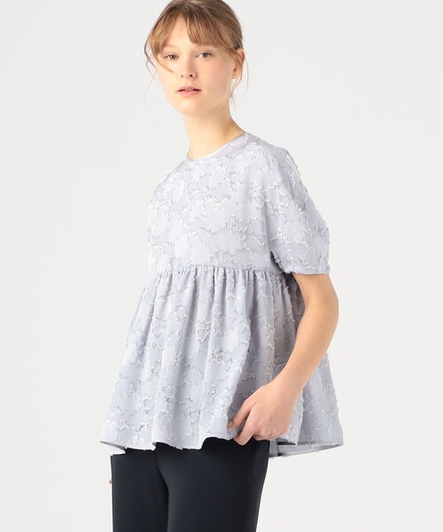 Ballsey 「BALLSEY」 半袖ブラウス 36 ネイビー レディース