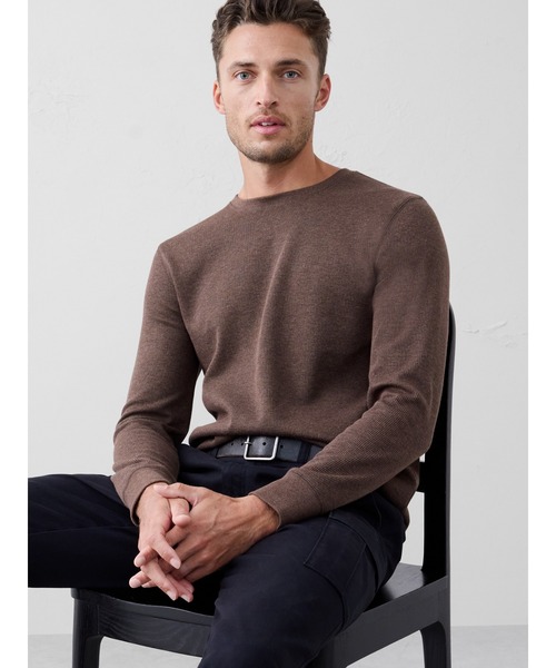 BANANA REPUBLIC ブラウン ニット XL BANANA REPUBLIC（バナナリパブリック） tシャツ BANANA REPUBLIC